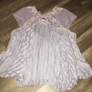 Free people lace detail shift